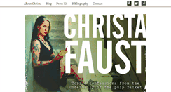 Desktop Screenshot of christafaust.com