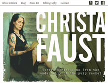 Tablet Screenshot of christafaust.com